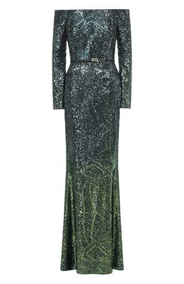 Elie Saab: Платье с пайетками 