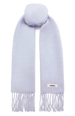 Jacquemus: Голубой шарф 