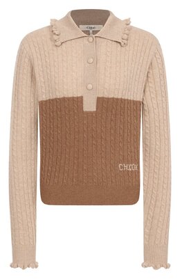 Chloé: Поло из шерсти 