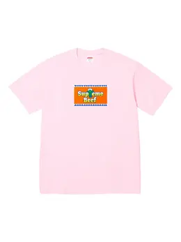Supreme: Светлая футболка  Box Logo
