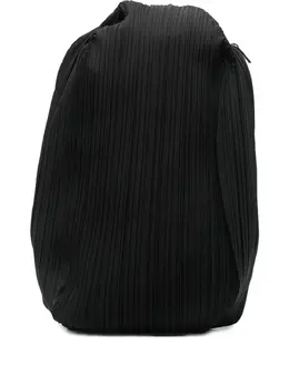 Pleats Please Issey Miyake: Чёрный рюкзак 