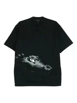 Lacoste: Тёмная футболка 