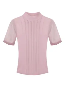 Elisabetta Franchi: Розовая футболка 