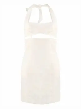 Jacquemus: Белое платье 