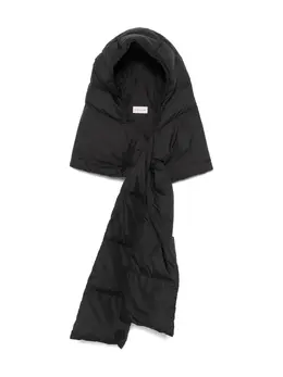 Moncler: Чёрный шарф 
