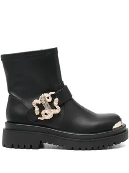 Just Cavalli: Чёрные ботинки 