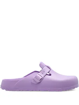 Birkenstock: Фиолетовые сабо  Boston