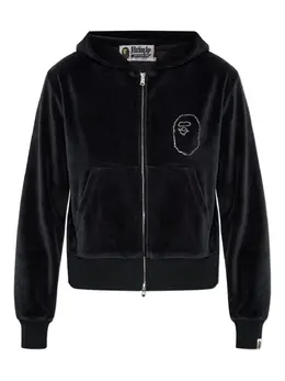 A BATHING APE®: Толстовка из велюра 
