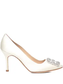 Manolo Blahnik: Светлые туфли 