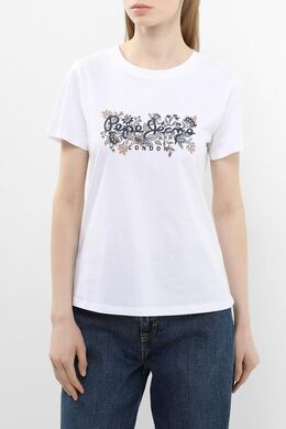 PEPE JEANS: Хлопковая футболка 