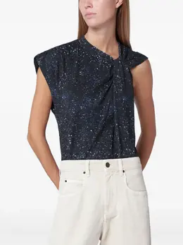 ISABEL MARANT: Синяя футболка 