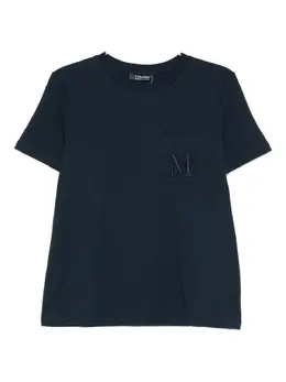 'S Max Mara: Голубая футболка 