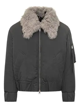 AMI Paris: Куртка из искусственного меха 