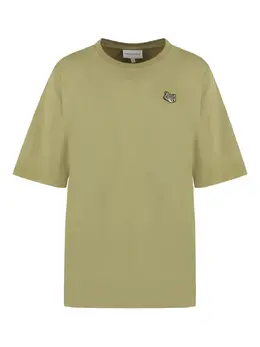 Maison Kitsuné: Зелёная футболка 