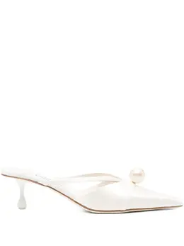 Jimmy Choo: Белые сабо 