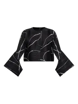 Pleats Please Issey Miyake: Чёрная куртка 