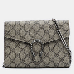 Gucci: Коричневый кошелёк  GG Supreme