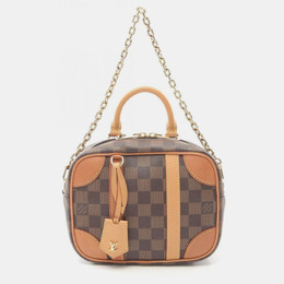 Louis Vuitton: Коричневая сумка 