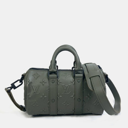 Louis Vuitton: Сумка  Keepall цвета хаки