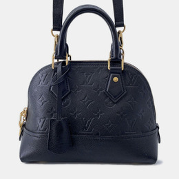 Louis Vuitton: Чёрная сумка  Alma BB