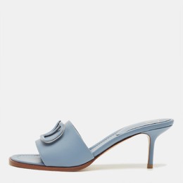 Valentino: Голубые сандалии  VLogo