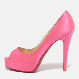 Christian Louboutin: Розовые босоножки 