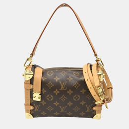 Louis Vuitton: Коричневая сумка 