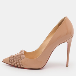 Christian Louboutin: Бежевые туфли 