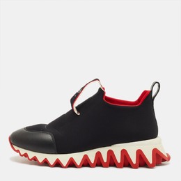 Christian Louboutin: Чёрные кроссовки 