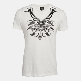 Just Cavalli: Белая футболка 