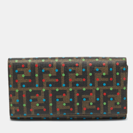 Fendi: Кошелёк  Zucca в горошек