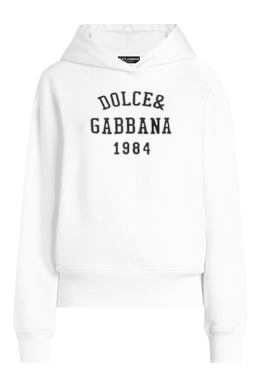 DOLCE&GABBANA: Белая толстовка 