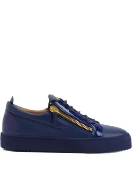 Giuseppe Zanotti: Голубые кроссовки  Frankie