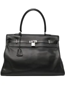 Hermès Pre-Owned: Чёрная сумка-шоппер 