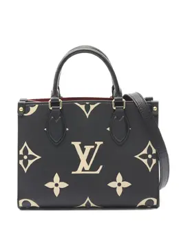 Louis Vuitton Pre-Owned: Чёрная сумка-шоппер 