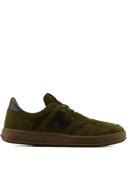 New Balance: Зелёные кроссовки 