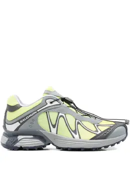 Salomon: Зелёные кроссовки 