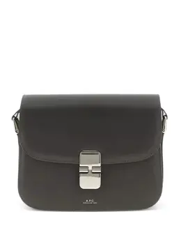 A.P.C.: Серебристая сумка  Grace