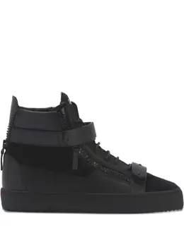 Giuseppe Zanotti: Чёрные кроссовки  Coby