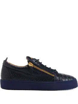 Giuseppe Zanotti: Голубые кроссовки  Frankie