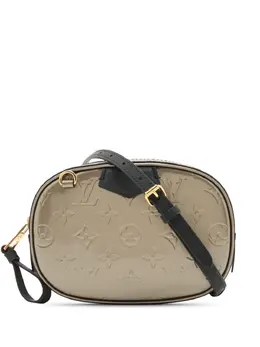 Louis Vuitton Pre-Owned: Серебристая поясная сумка 
