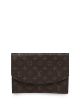 Louis Vuitton Pre-Owned: Коричневый клатч 