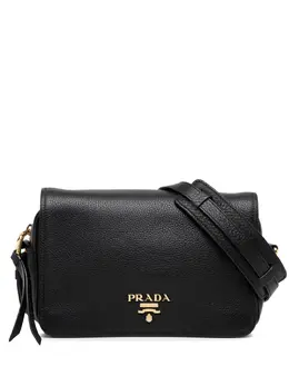 Prada Pre-Owned: Чёрная сумка через плечо 