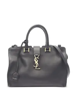 Saint Laurent: Чёрная сумка  Monogram
