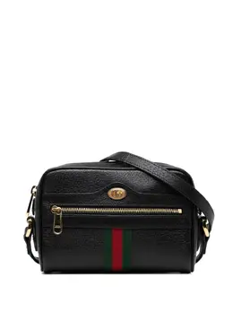 Gucci Pre-Owned: Чёрная сумка через плечо 