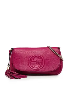 Gucci Pre-Owned: Розовая сумка через плечо 