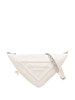 Prada Pre-Owned: Белая сумка через плечо 