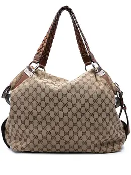 Gucci Pre-Owned: Коричневая сумка-шоппер 