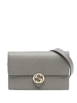 Gucci Pre-Owned: Серый кошелёк 