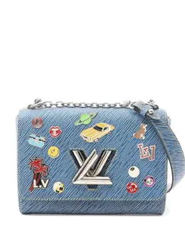 Louis Vuitton Pre-Owned: Голубая сумка через плечо 